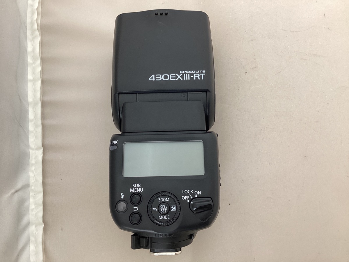 中古:A(美品)】キヤノン スピードライト 430EX III-RT 中古:A(美品)】キヤノン スピードライト 430EX III-RT