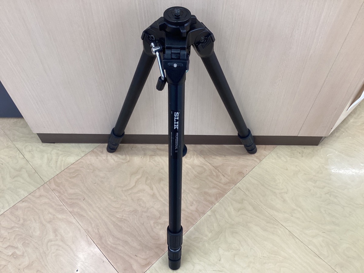 SLIK 三脚 プロフェッショナル II NS 脚単体 3段 大型 ショートエレベータ付属 109519
