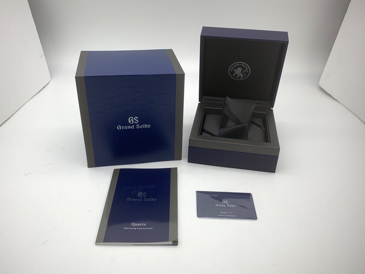 グランドセイコー クォーツ ネイビー [ブルー系] SBGP013/9F85-0AC0 ステンレススティール