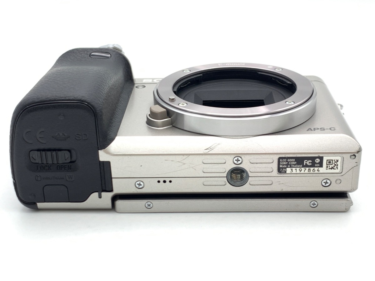 中古：B(並品)】ソニー α6000 ボディ シルバー [ILCE-6000 S