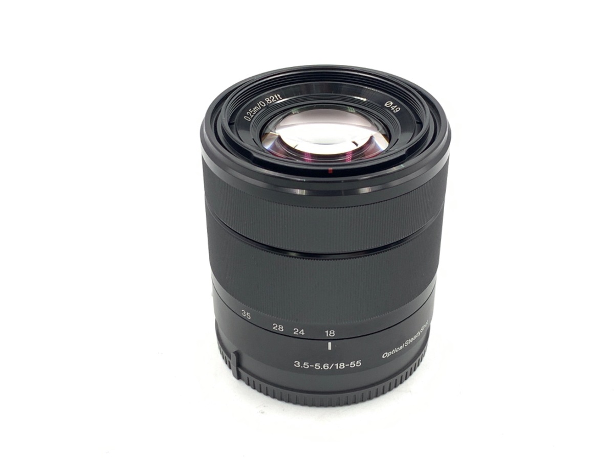 中古：B(並品)】ソニー E 18-55mm F3.5-5.6 OSS ブラック [SEL1855
