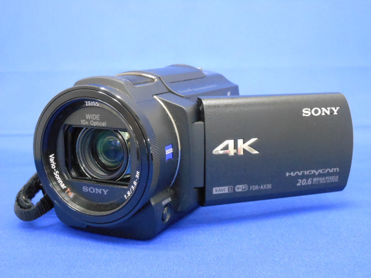 ソニー FDR-AX30 デジタル4Kビデオカメラレコーダー 中古