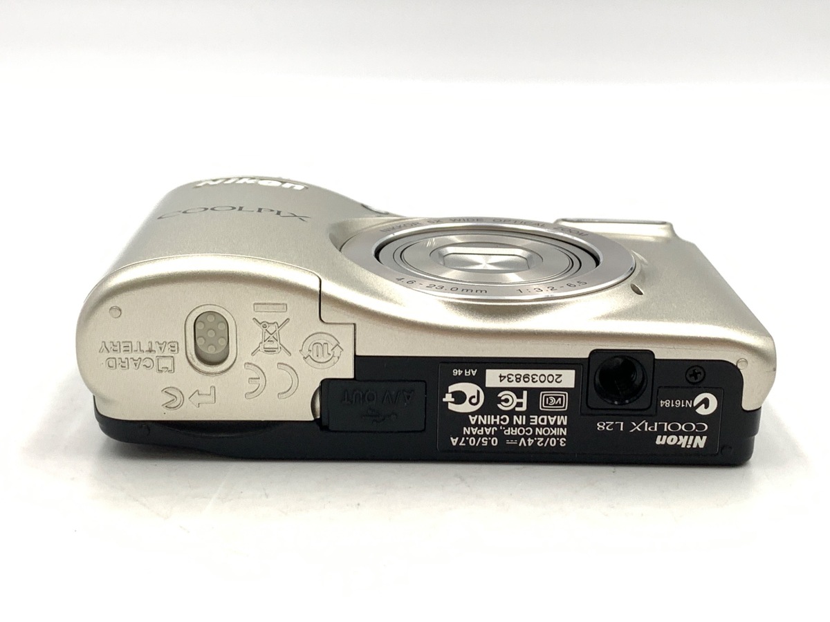 中古：C(やや難あり)】ニコン COOLPIX L28 SL シルバー | 2442990218795