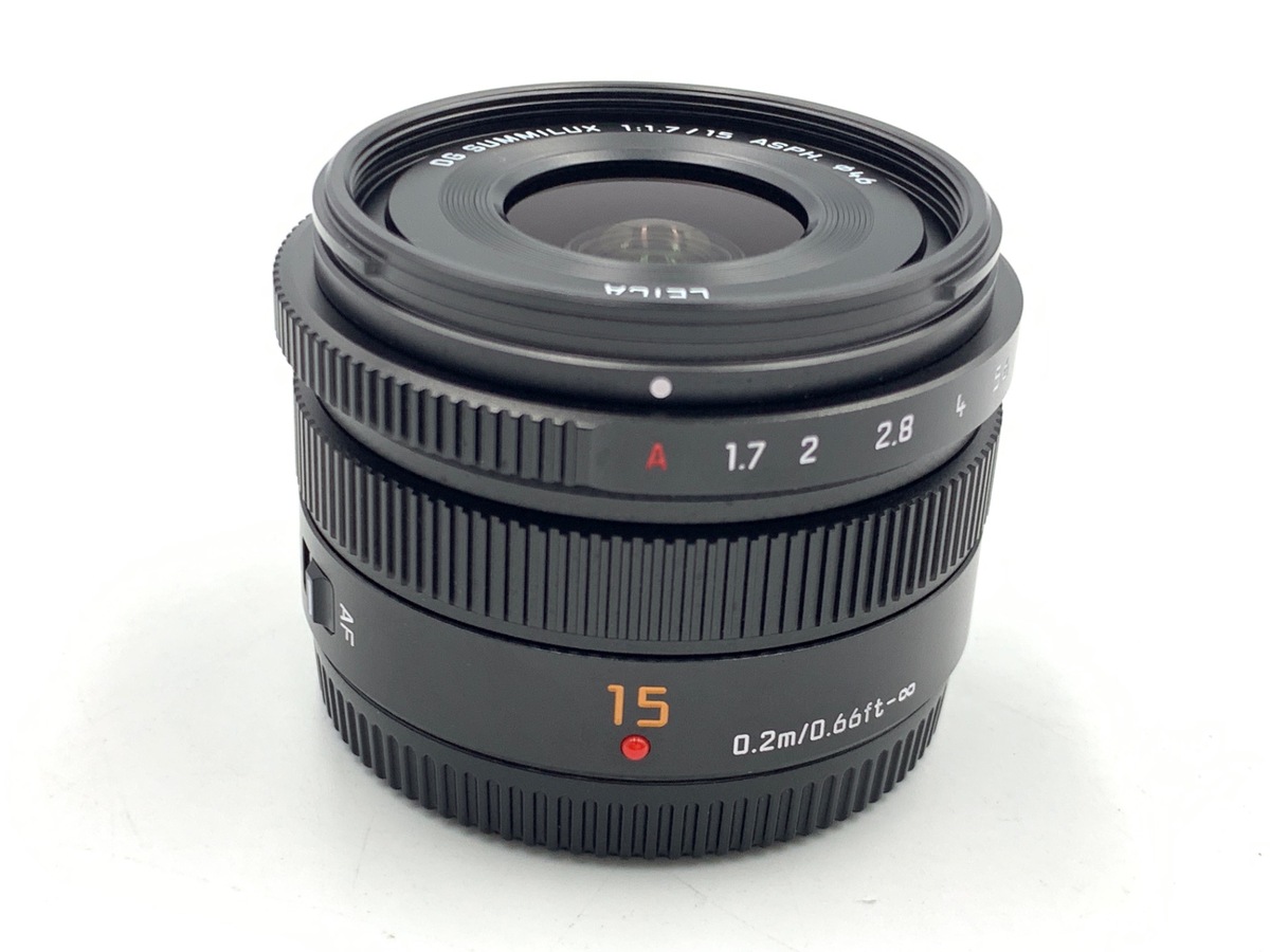 LEICA DG SUMMILUX 15mm/F1.7 ASPH. H-X015-K [ブラック] 中古価格比較