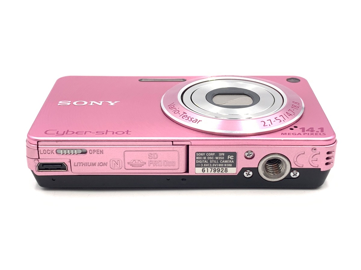 カメラ SONY Cyber-shot DSC-W350 本体 ピンク レア⑤