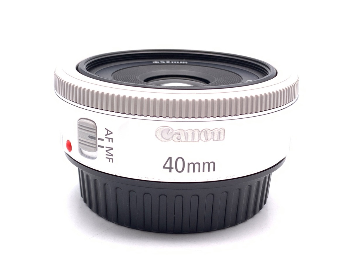 中古：AB(良品)】キヤノン EF 40mm F2.8 STM ホワイト | 2442990249089