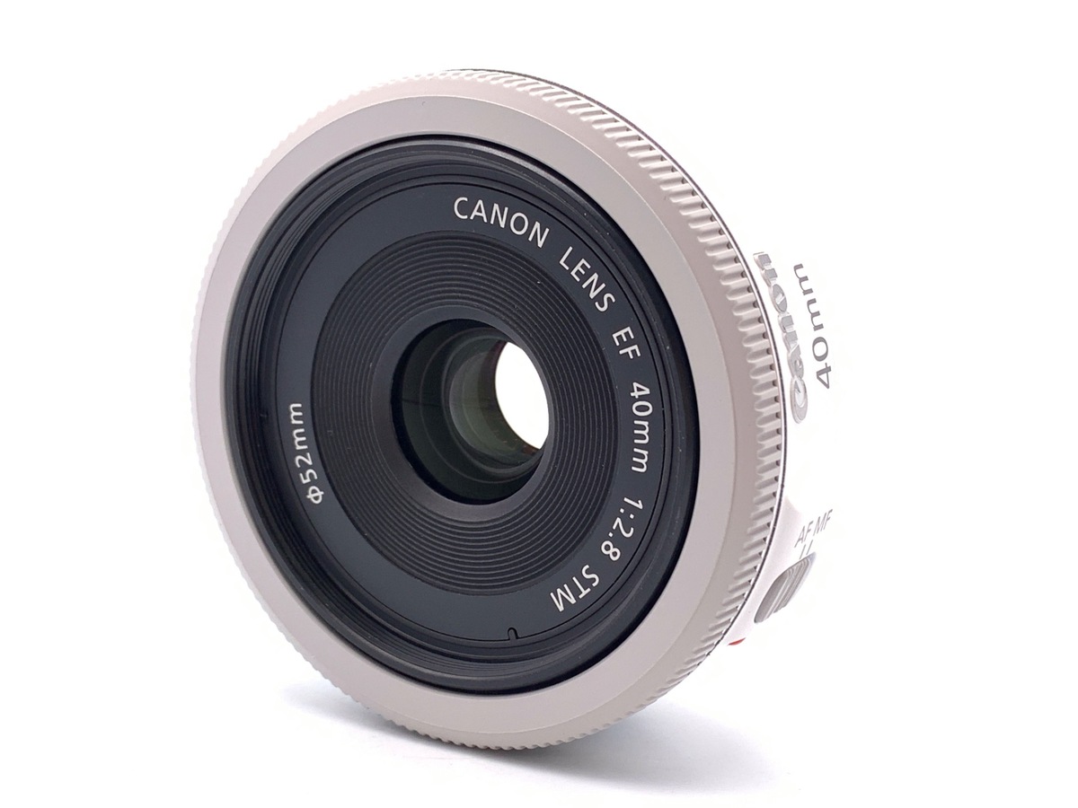 中古：AB(良品)】キヤノン EF 40mm F2.8 STM ホワイト | 2442990249089