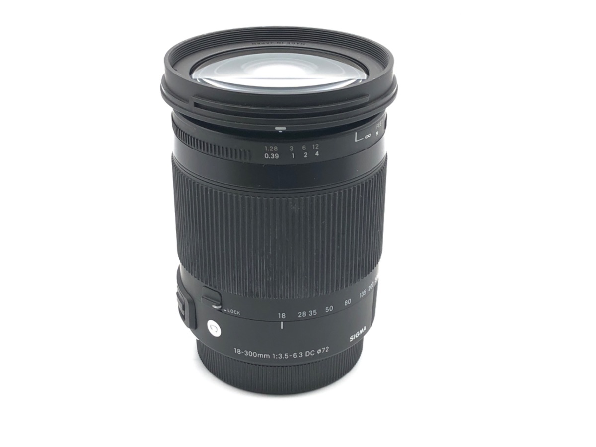 【中古】シグマ 18-300mm 1:3.5-6.3 DC キヤノンマウント シグマ 18-300mm F3.5-6.3 DC MACRO OS HSM Contemporary キヤノン用