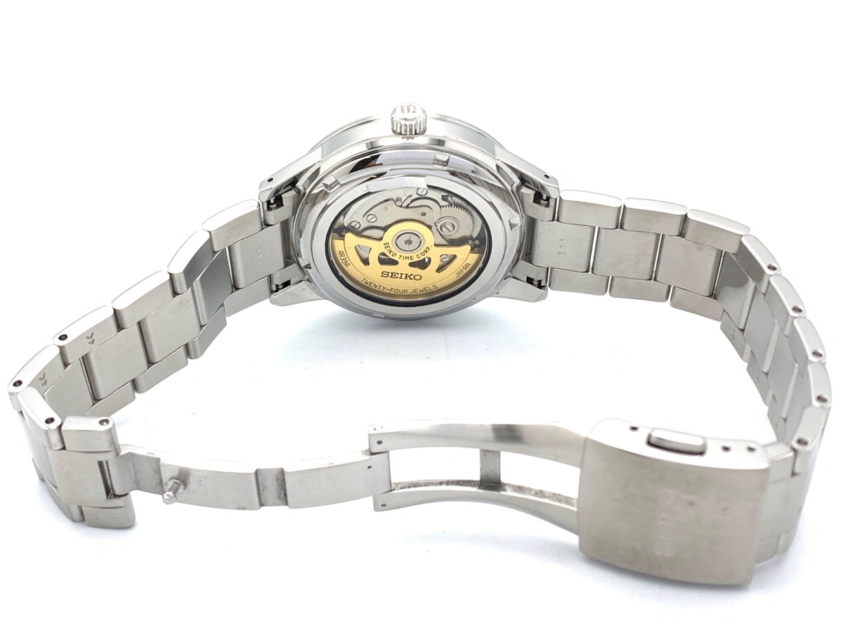 セイコー プレザージュ ブラック SARY191/4R39-00Z0 ステンレススティール