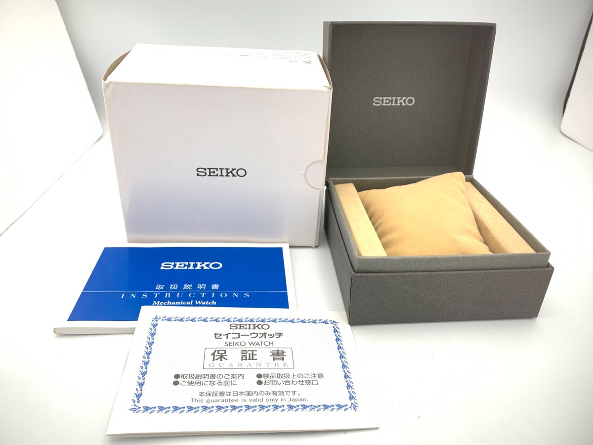 セイコー プレザージュ ブラック SARY191/4R39-00Z0 ステンレススティール