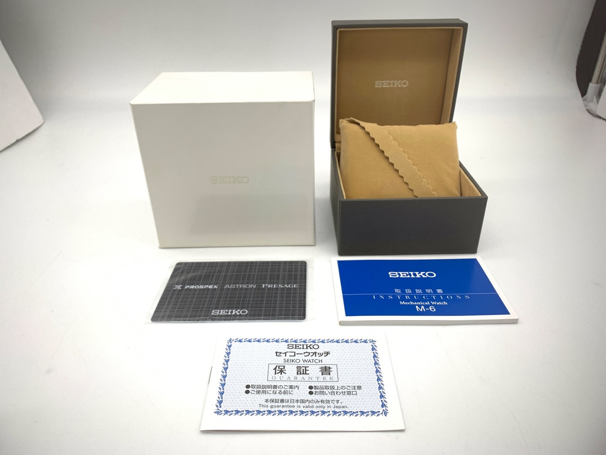 セイコー プレザージュ ブルー SARW047/6R27-00L0 ステンレススティール