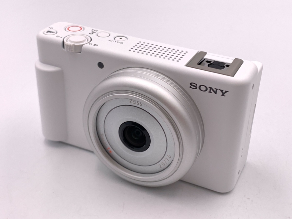 中古：A(美品)】ソニー VLOGCAM ZV-1F W ホワイト | 2443060084791