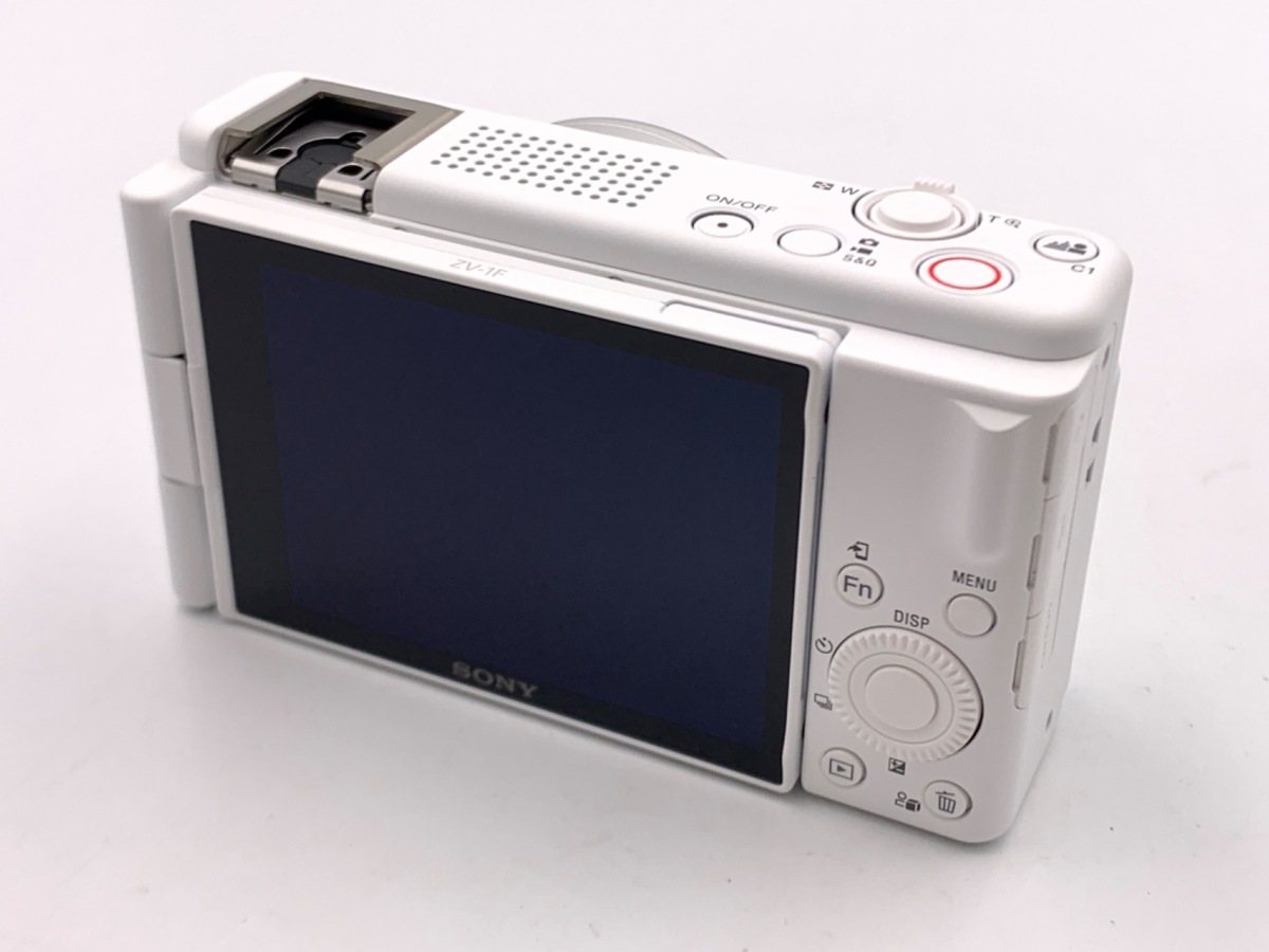 中古：A(美品)】ソニー VLOGCAM ZV-1F W ホワイト | 2443060084791