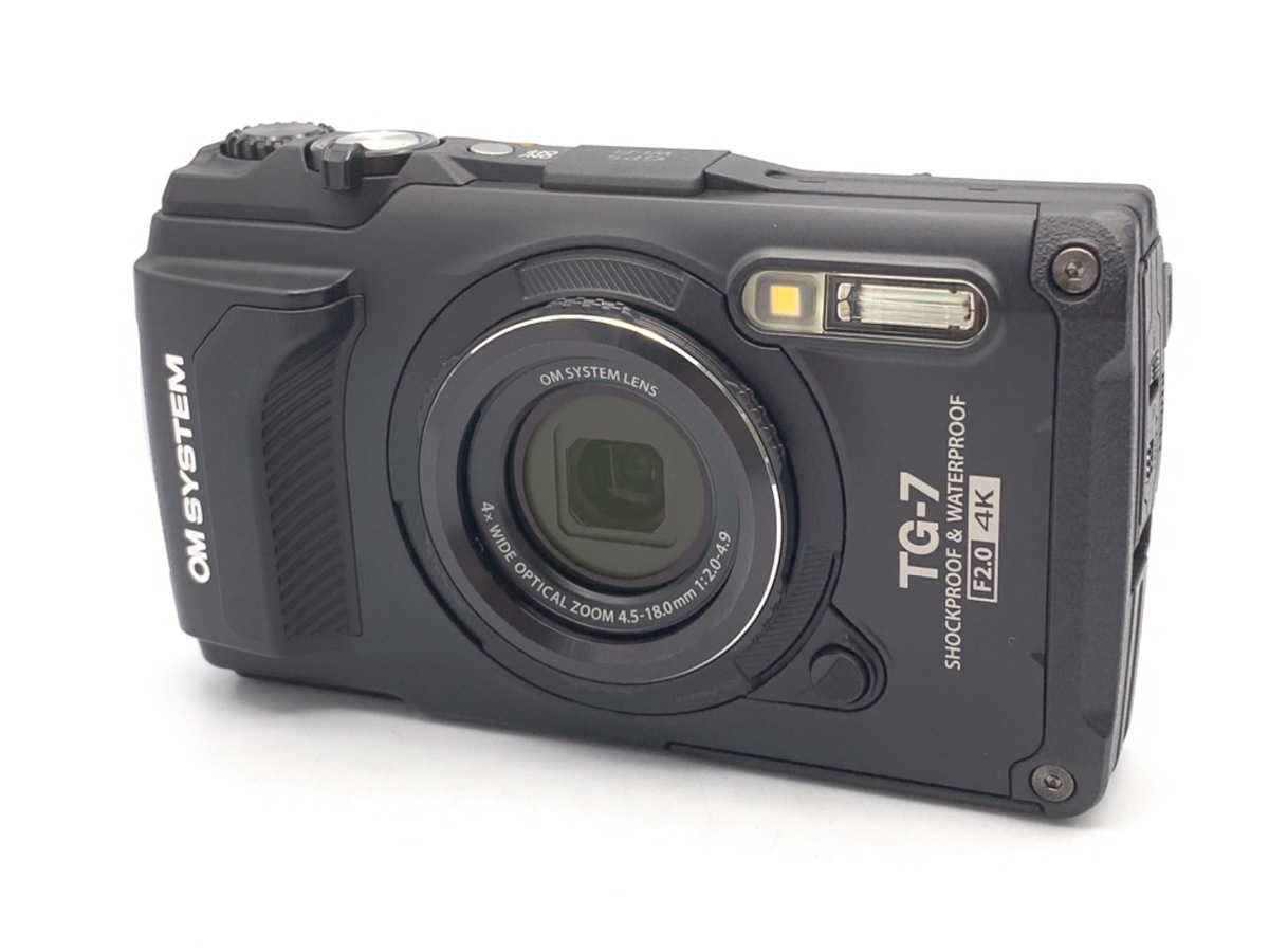 中古：A(美品)】OM SYSTEM Tough TG-7 BLK ブラック | 2443060125173