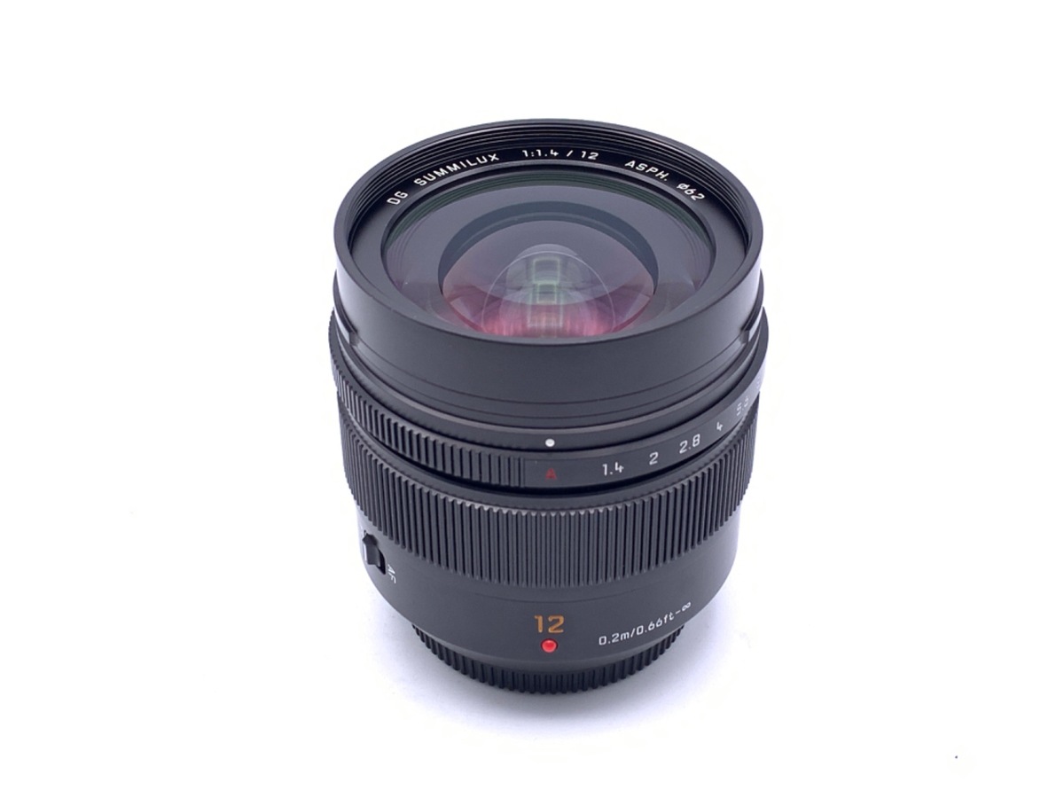 中古：A(美品)】パナソニック LEICA DG SUMMILUX 12mm / F1.4 ASPH. [H