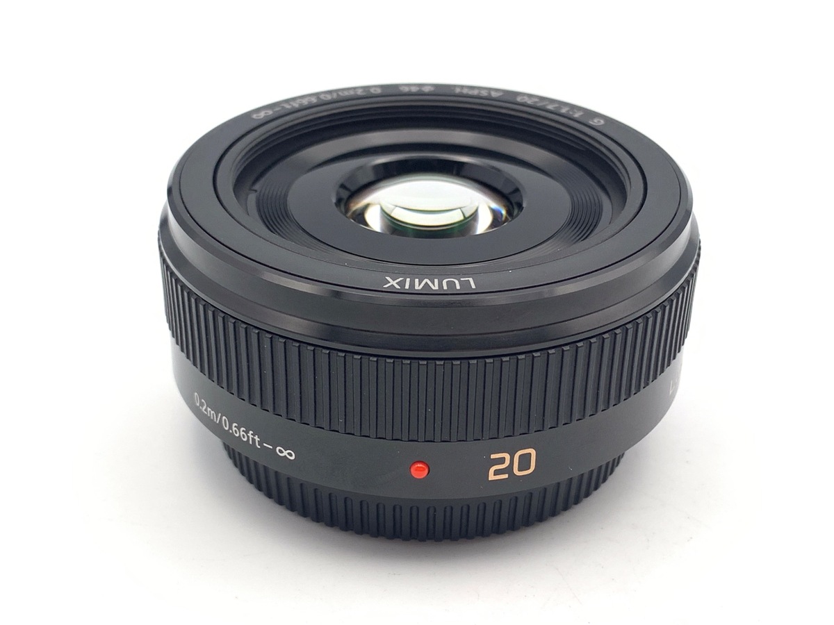 中古】パナソニック LUMIX G 20mm F1.7 II ASPH. [H-H020A] ブラック