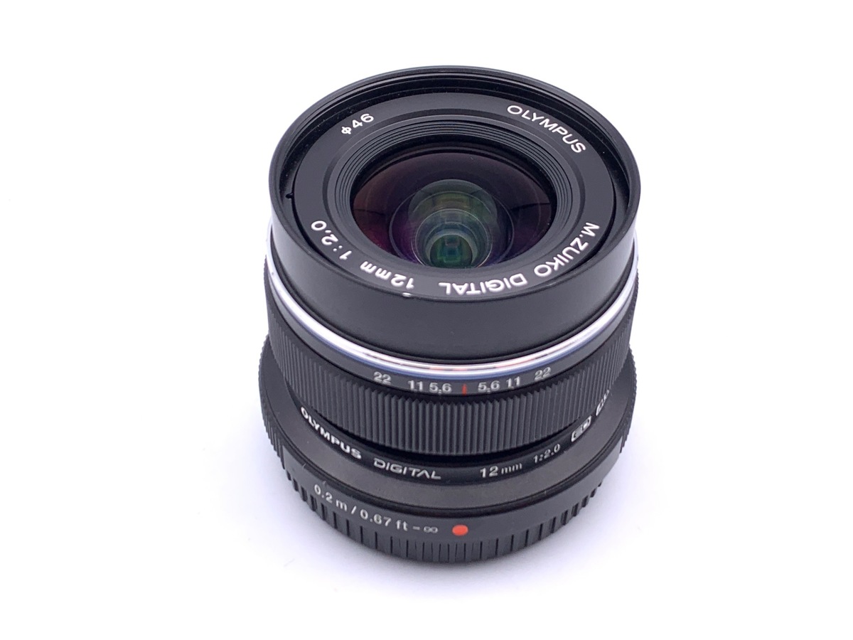 中古】オリンパス M.ZUIKO DIGITAL ED 12mm F2.0 ブラック｜｜カメラの