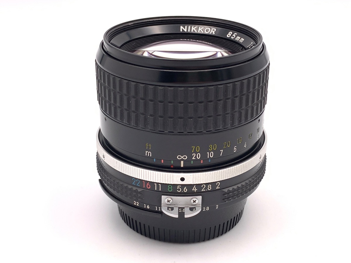 Nikon Nikkor85mm f2 特価品希少バネット式HS-10付 中古：B(並品)】ニコン Ai Nikkor 85mm F2 | 2443060236541