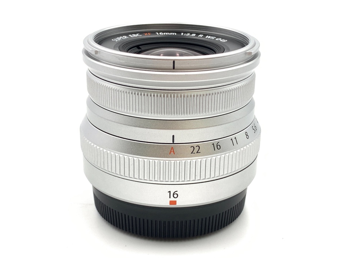 中古：AB(良品)】フジフイルム XF16mm F2.8 R WR シルバー | 2443090063216