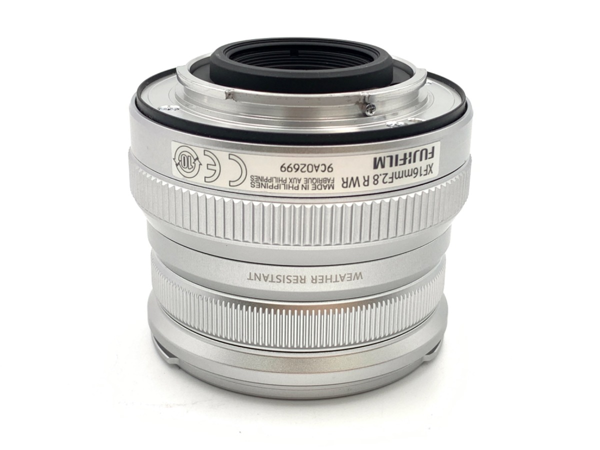 中古：AB(良品)】フジフイルム XF16mm F2.8 R WR シルバー | 2443090063216
