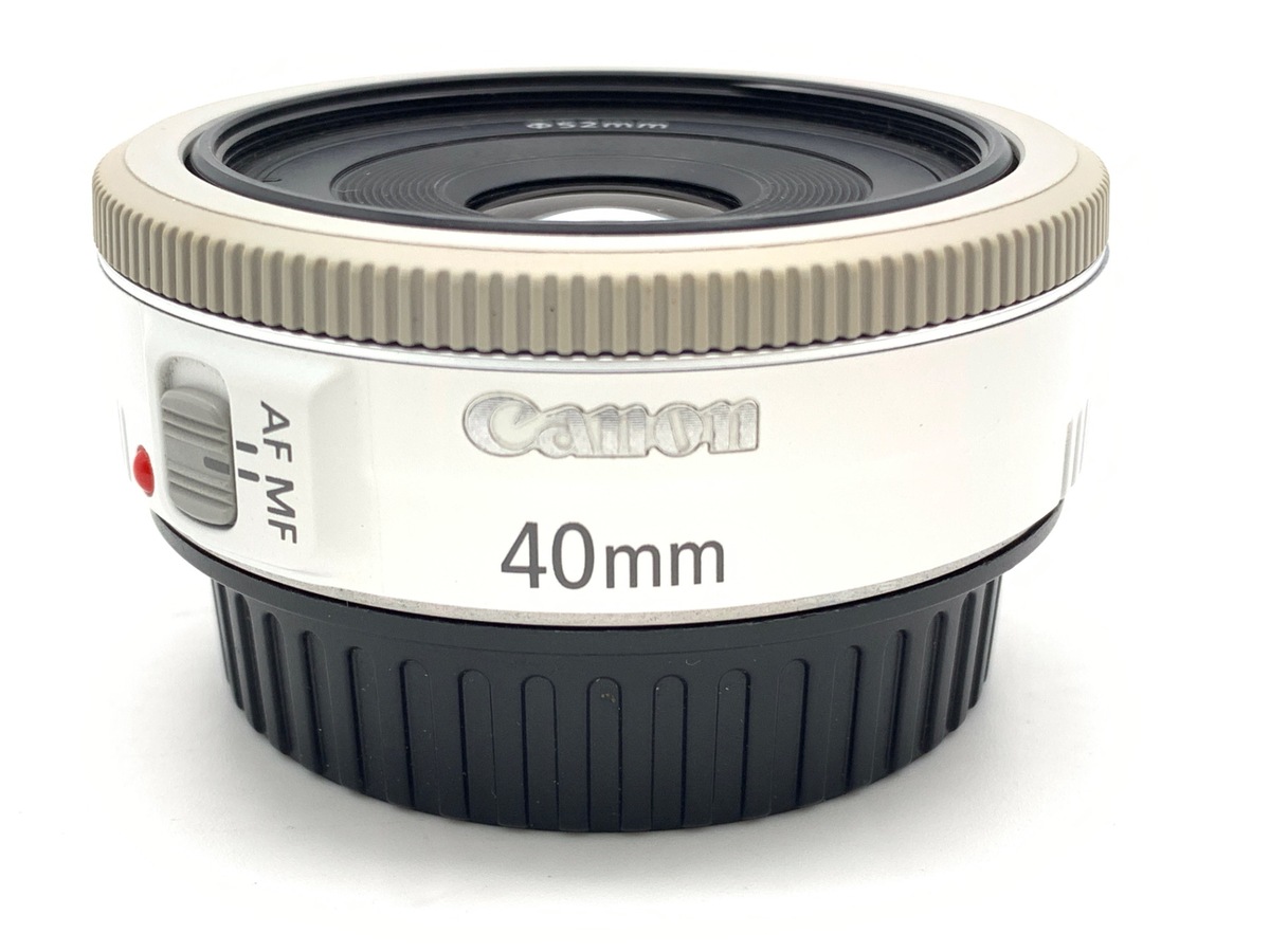 中古：AB(良品)】キヤノン EF 40mm F2.8 STM ホワイト | 2443090145967