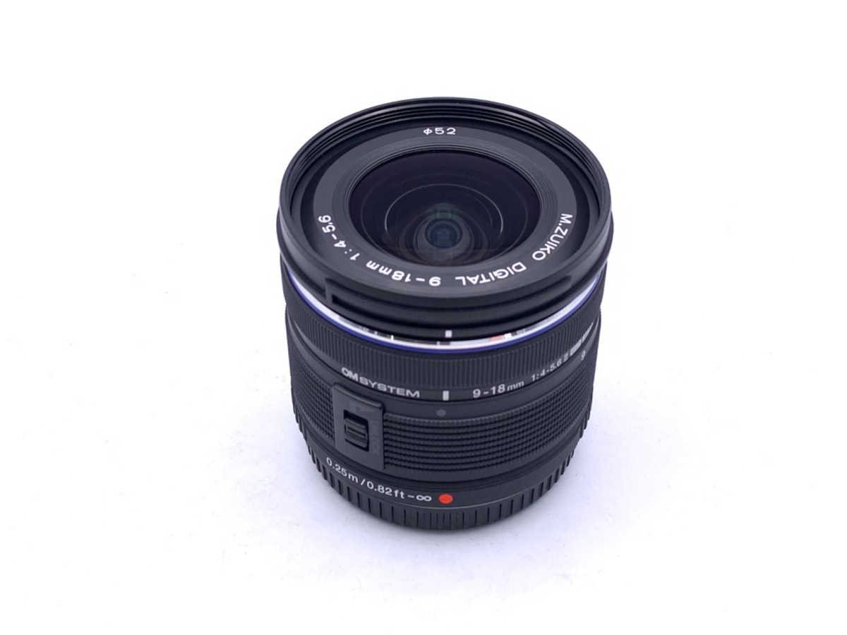 中古：B(並品)】OM SYSTEM M.ZUIKO DIGITAL ED 9-18mm F4.0-5.6 II