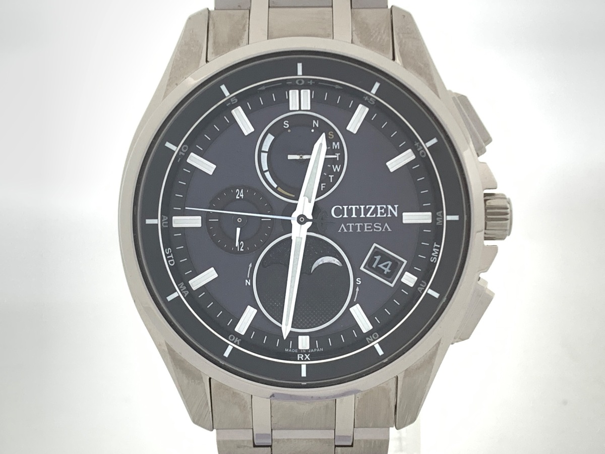 シチズン アテッサ ダイレクトフライト ブラック BY1001-66E/H874-005HK01 チタン