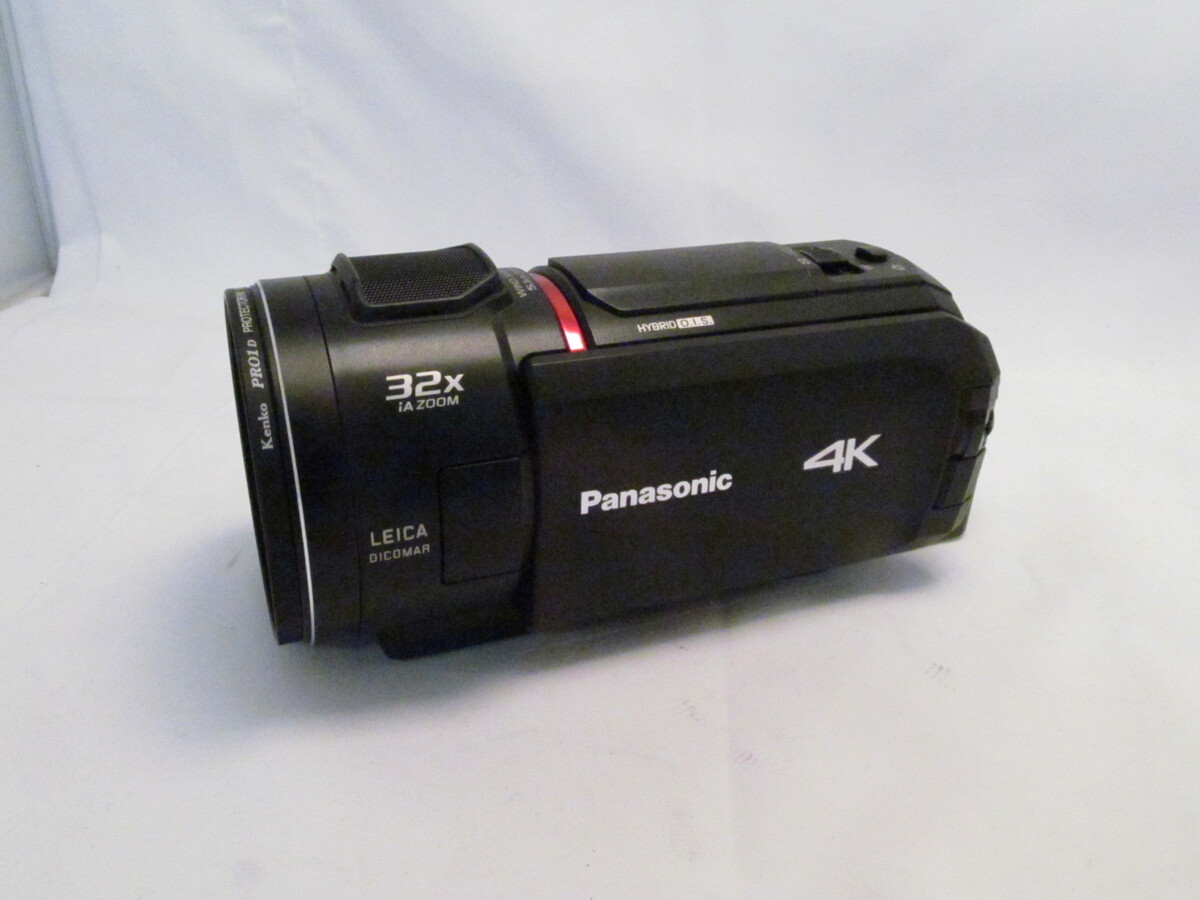 4Kデジタルカムコーダー一式 + SDカード1枚　中古 中古】パナソニック デジタル4Kビデオカメラ HC-WX1M-K ブラック