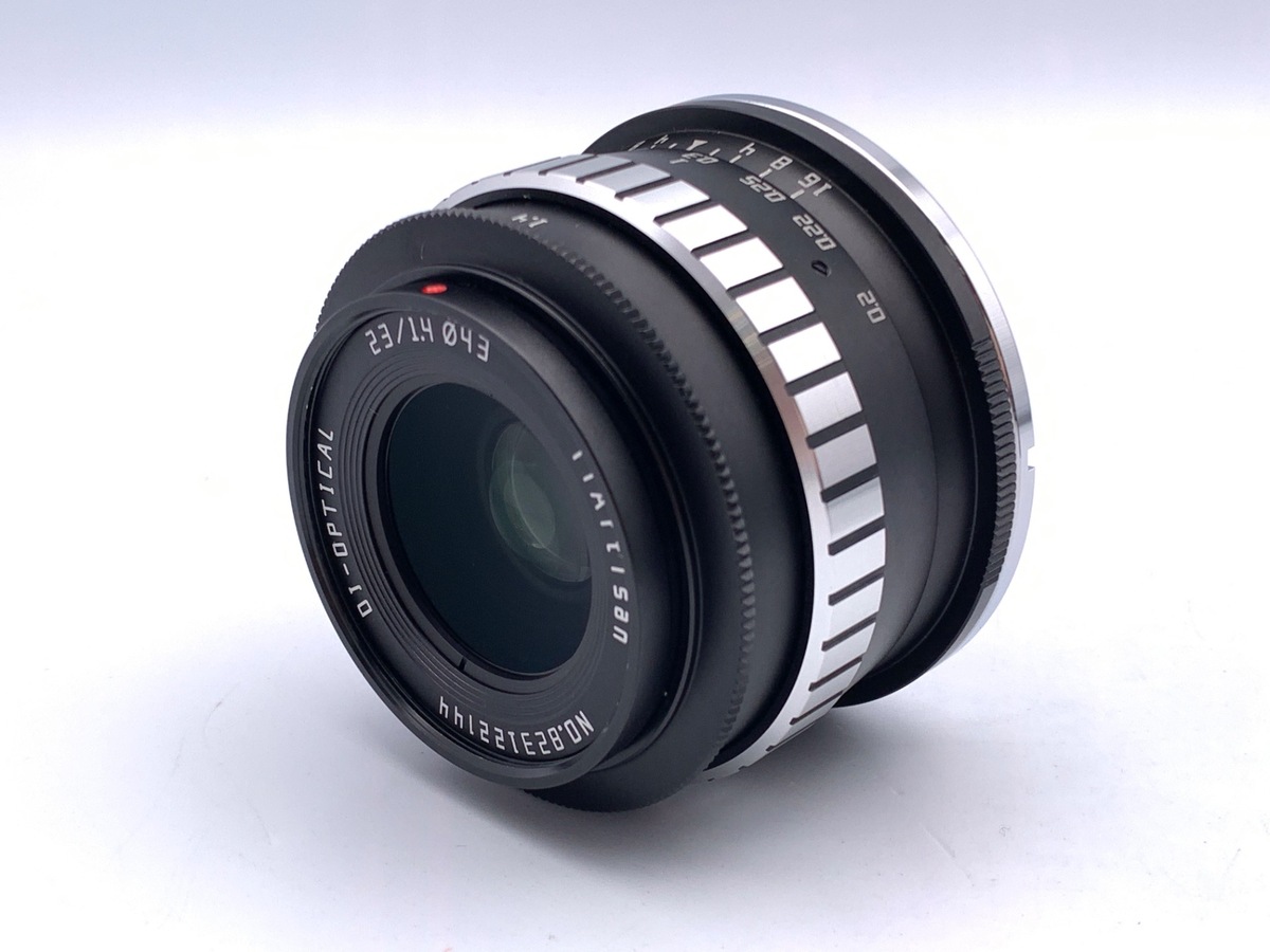 �������w TTArtisan 23mm f/1.4 C �j�R��Z�p �u���b�N×�V���o�[