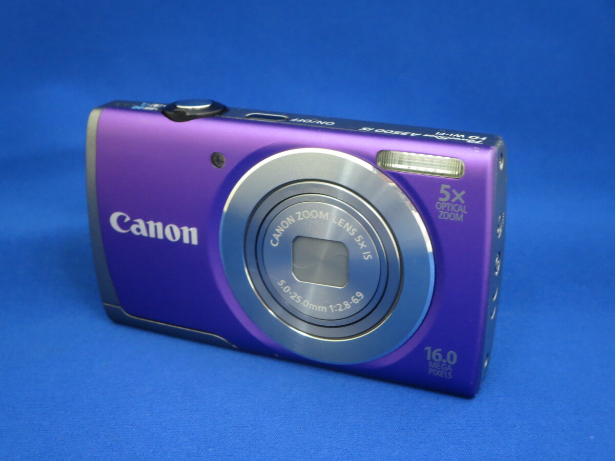 【良品・動作確認済】CANON PowerShot A3500 IS 色パープル Mint] Canon PowerShot A3500 IS 16.0MP Digital Camera Purple w