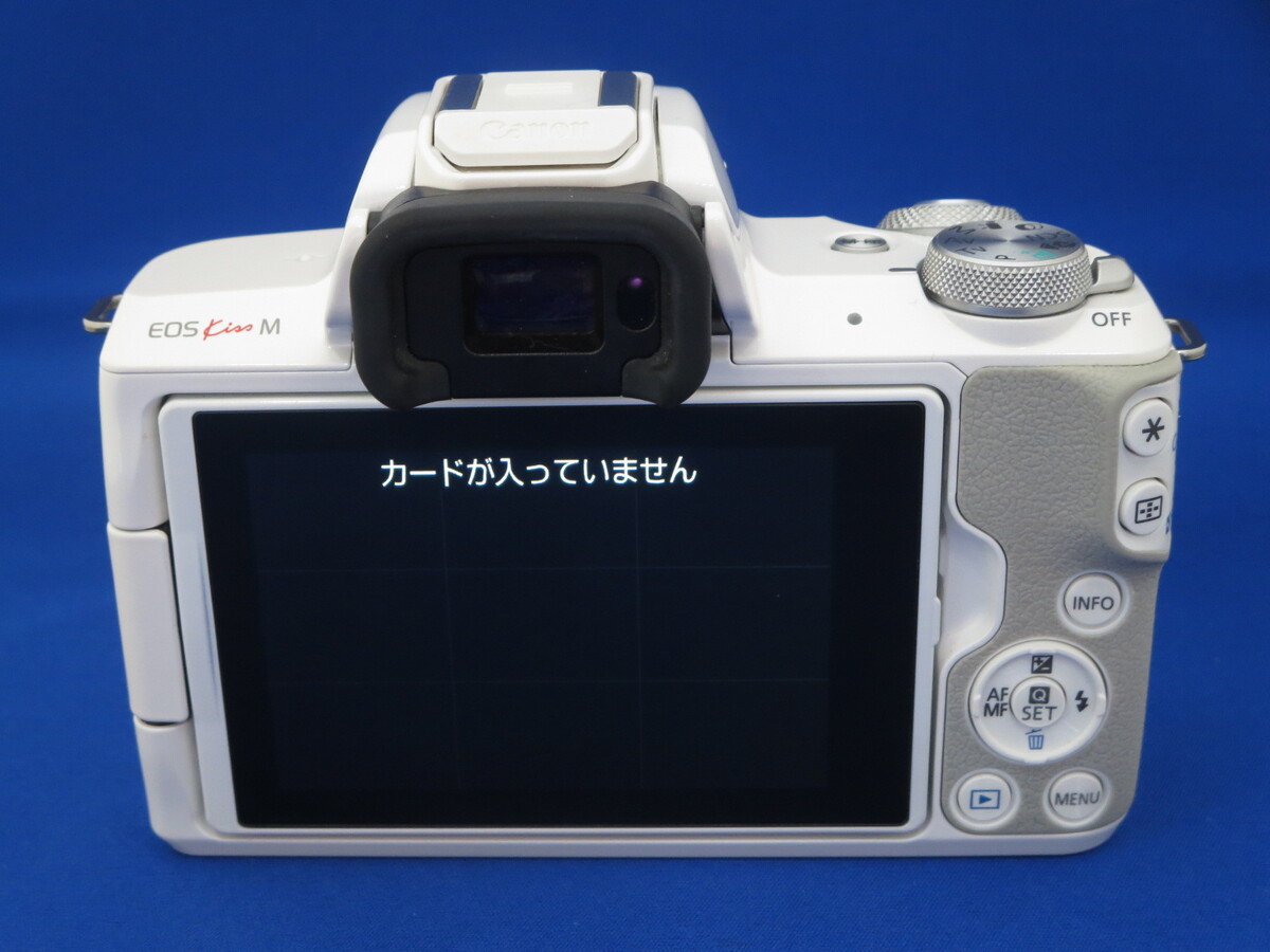【中古】キヤノン EOS Kiss M ボディ ホワイト