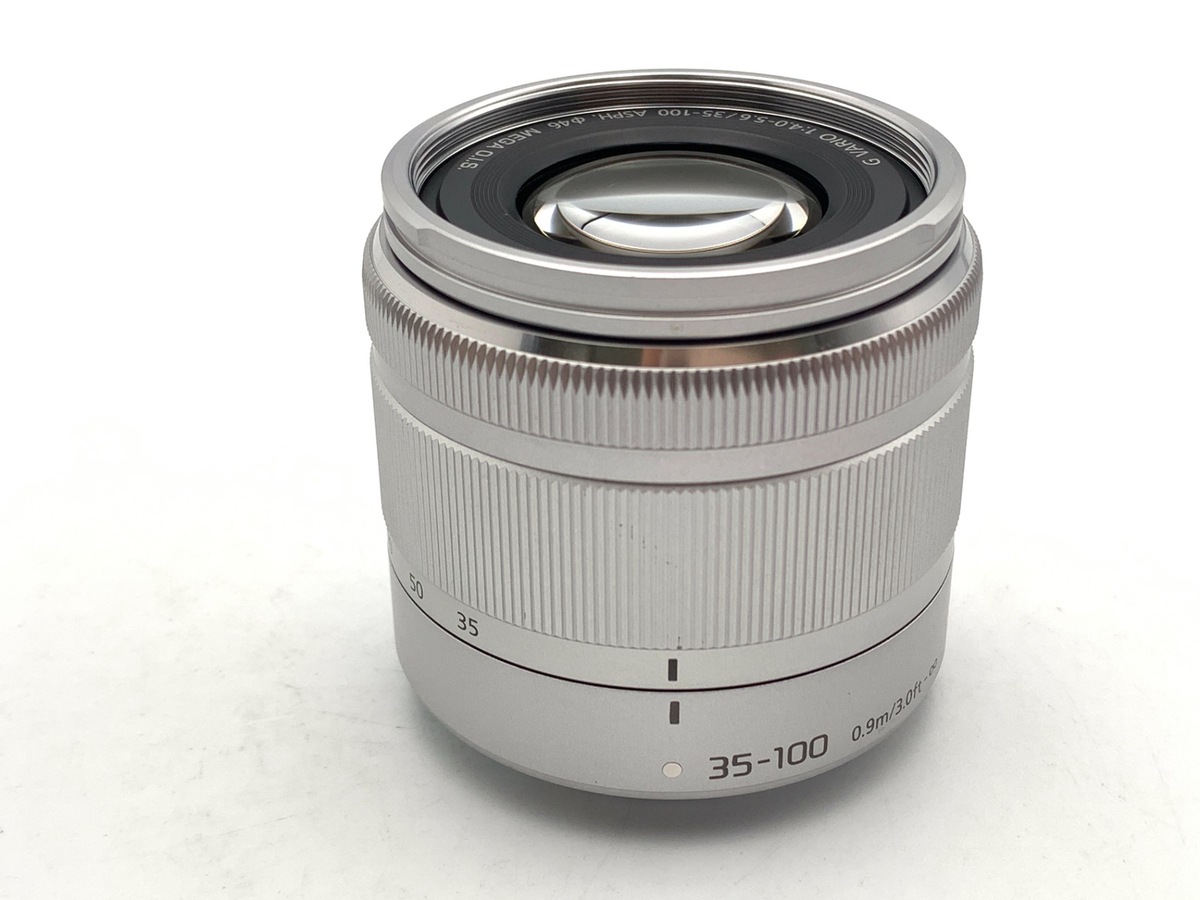 新古品 LUMIX パナソニック HFS35100[シルバー] LUMIX G VARIO 35-100mm/F4.0-5.6 ASPH./MEGA O.I.S H-FS35100-S