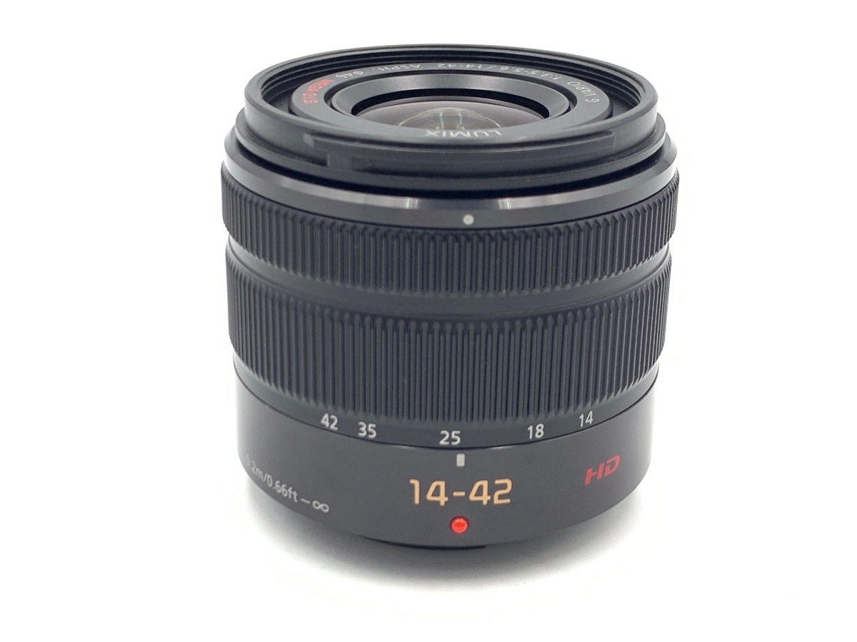 中古】パナソニック LUMIX G VARIO 14-42mm F3.5-5.6 II ASPH. MEGA