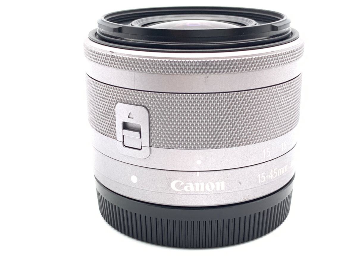 中古：B(並品)】キヤノン EF-M15-45mm F3.5-6.3 IS STM シルバー 