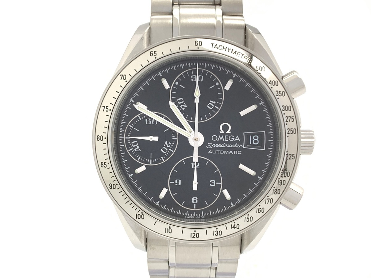 オメガ(OMEGA) スピードマスター デイト ブラック 3513.50 ステンレススティール