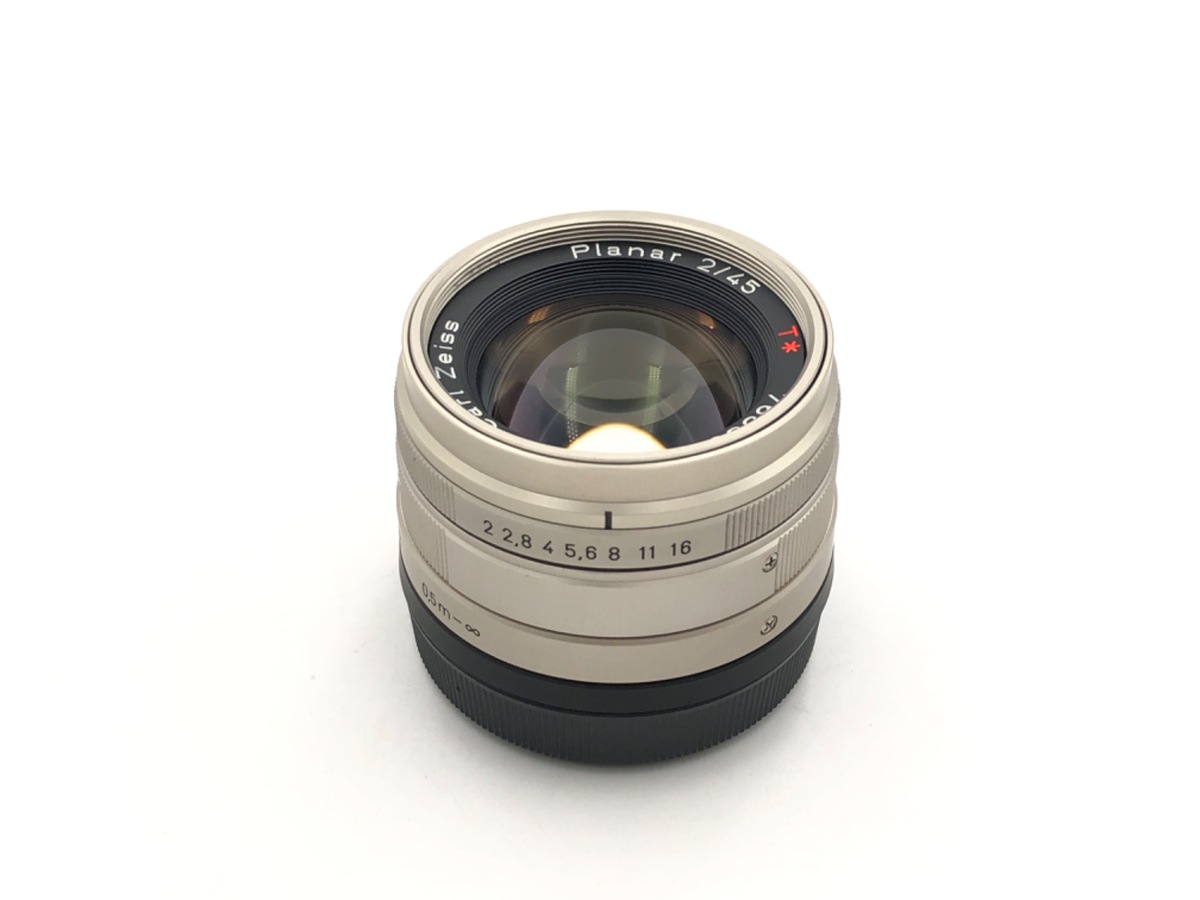 中古】コンタックス プラナー T* G 45/2 クローム 在庫一覧｜カメラの