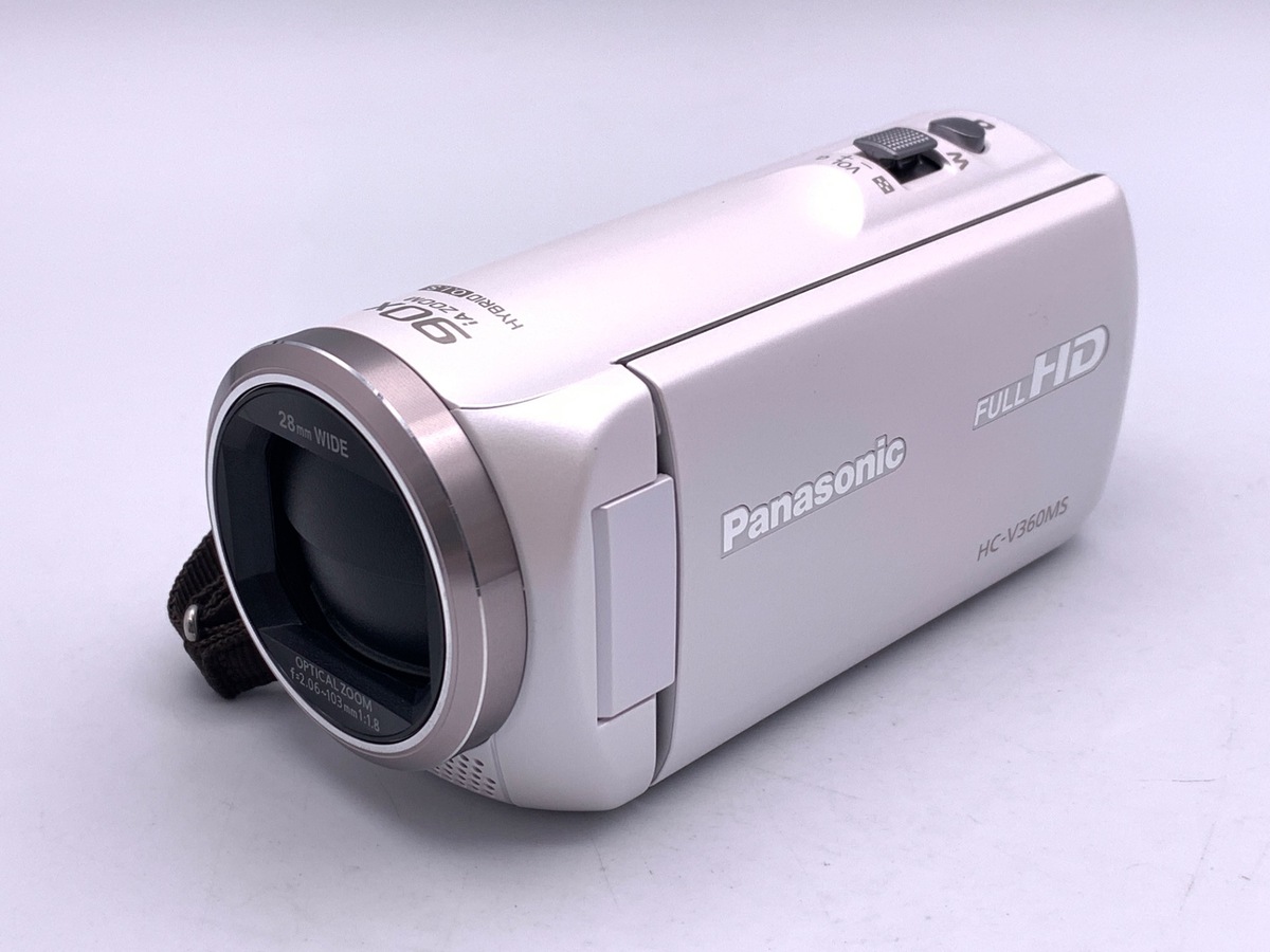 中古：AB(良品)】パナソニック HC-V360MS-W ホワイト | 2445050079794