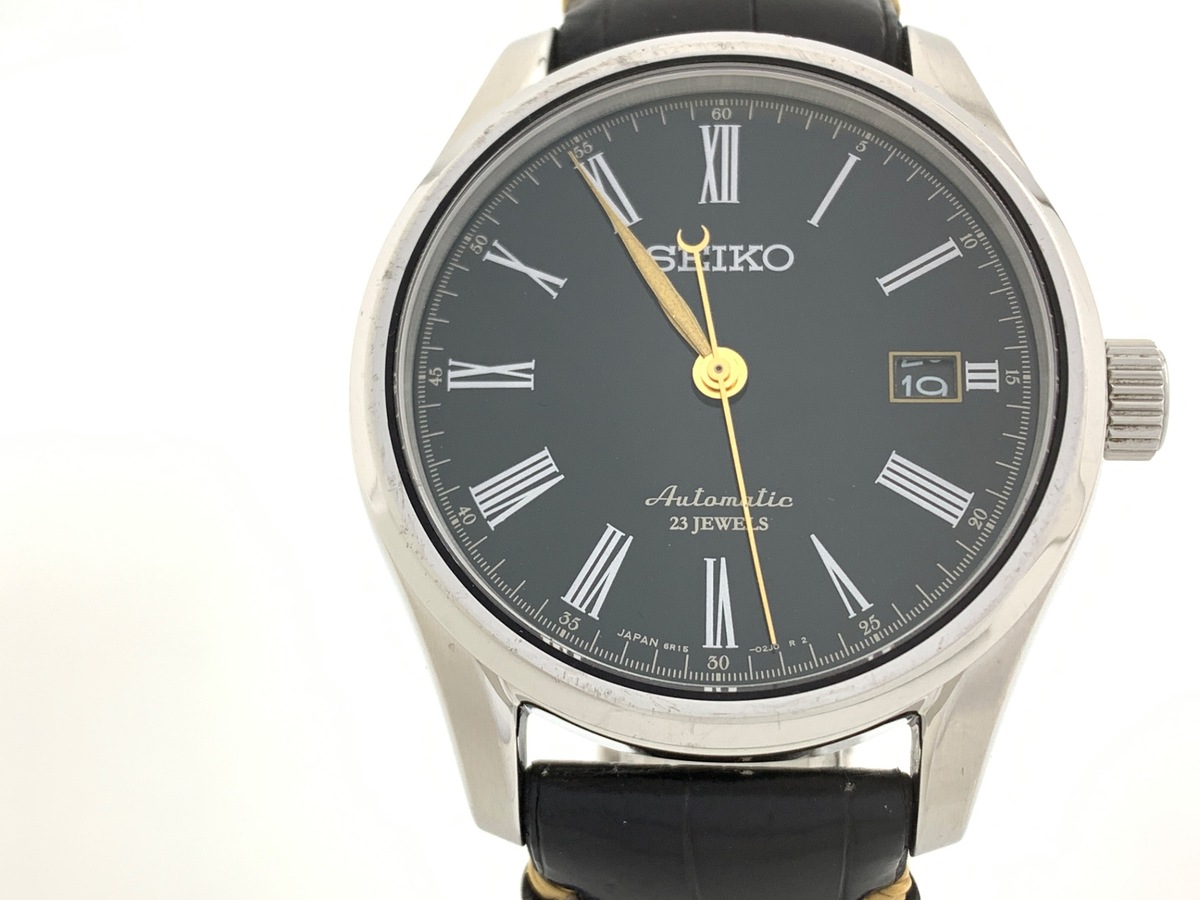 中古：B(並品)】セイコー プレザージュ ブラック SARX029