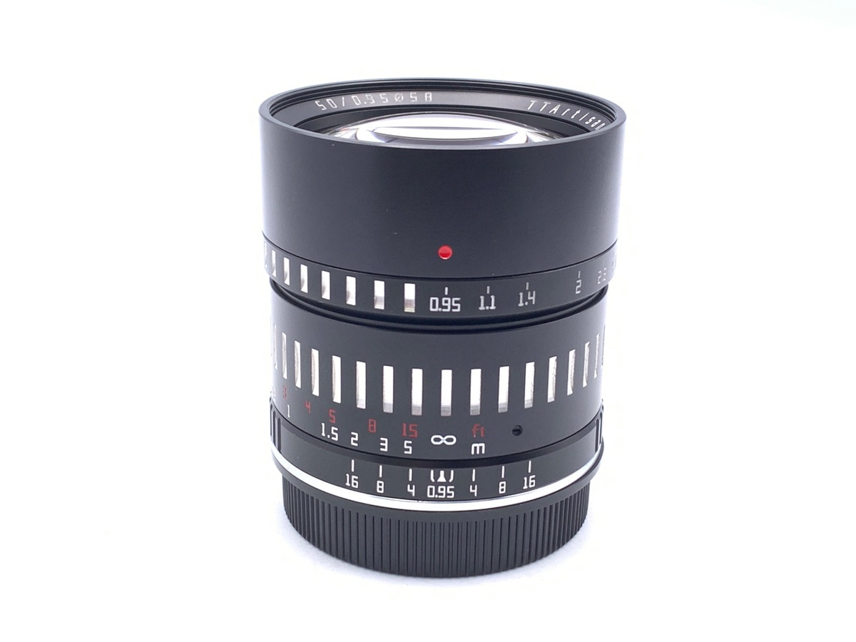 銘匠光学 TTArtisan 50mm f/0.95 C Lマウント用 ブラック×シルバー