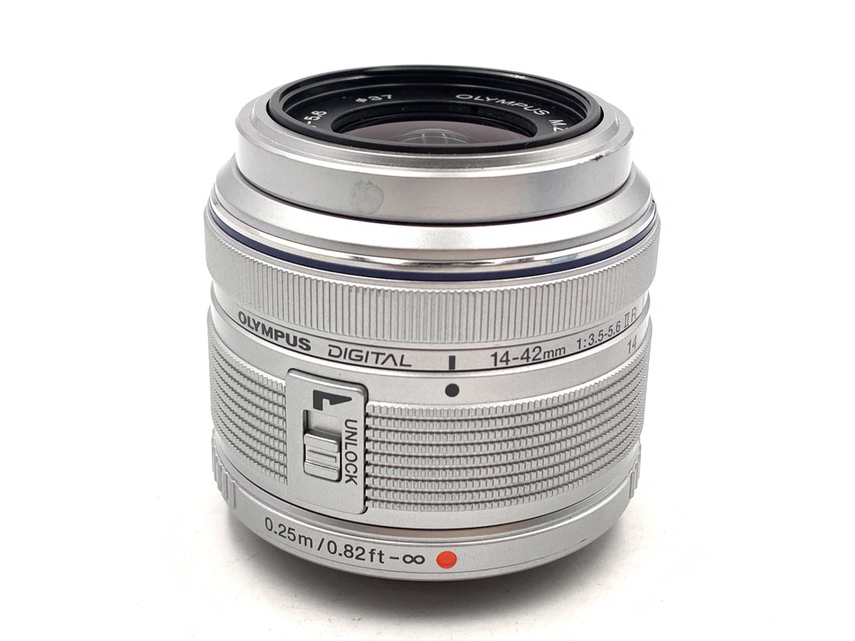 中古】オリンパス M.ZUIKO DIGITAL 14-42mm F3.5-5.6 II R シルバー