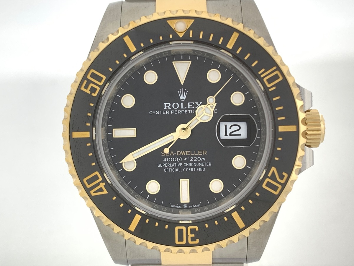 ロレックス(ROLEX) シードゥエラー ブラック 126603 ステンレススティール/イエローゴールド
