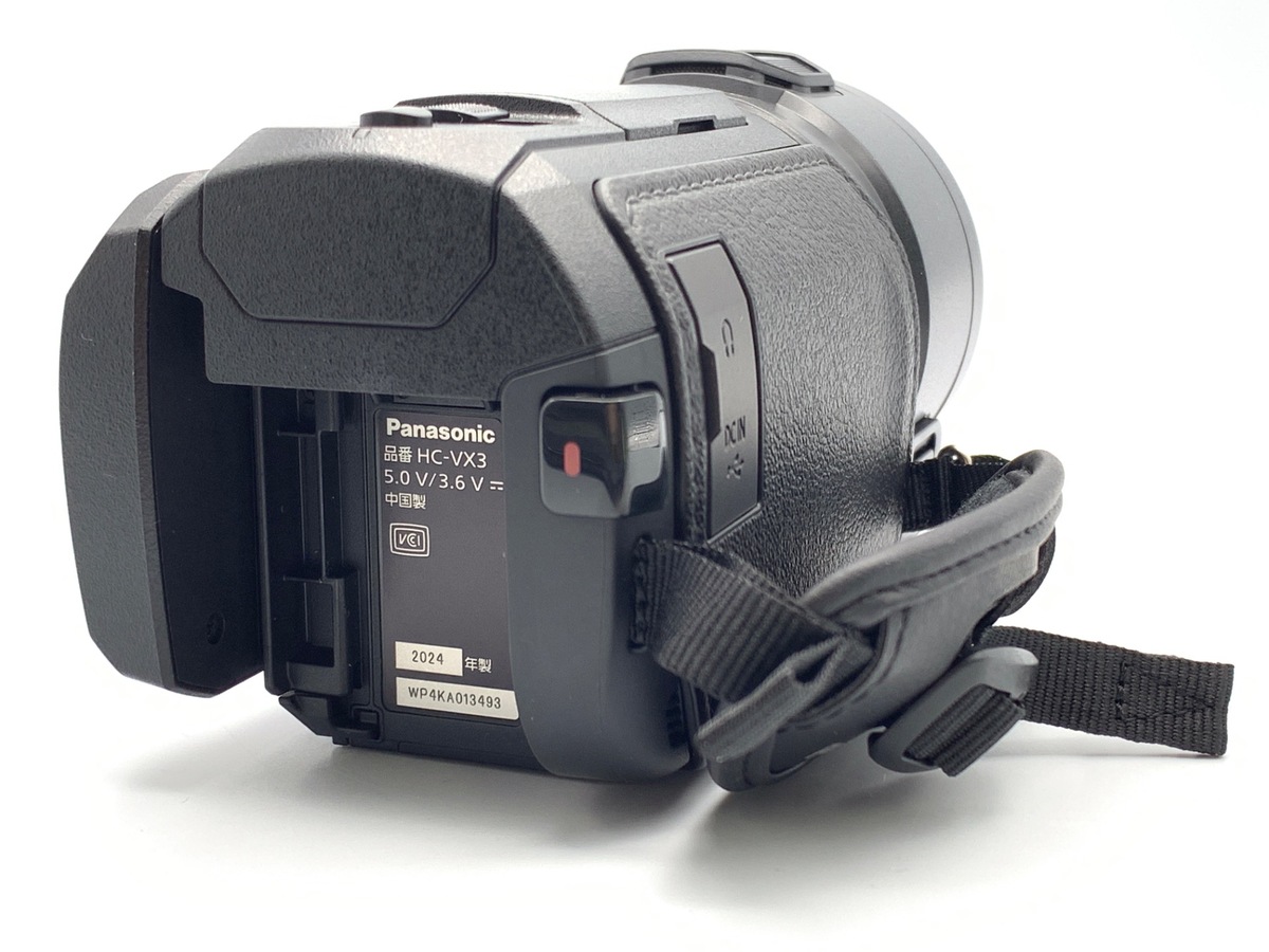 【難あり 中古】Panasonic 4K ビデオカメラ HC-VX3 マイク付 中古】パナソニック デジタル4Kビデオカメラ HC-VX3-K レザーブラック