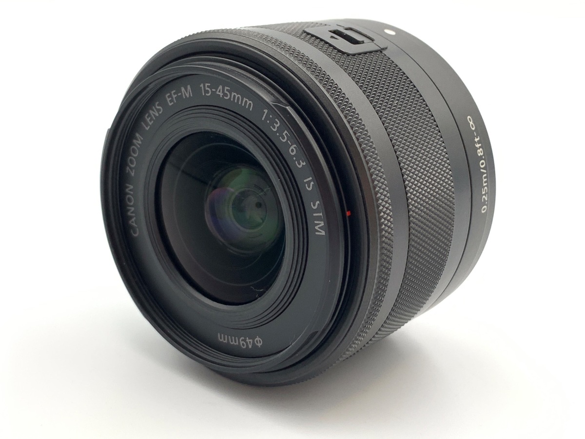 中古】キヤノン EF-M15-45mm F3.5-6.3 IS STM グラファイト｜｜カメラ