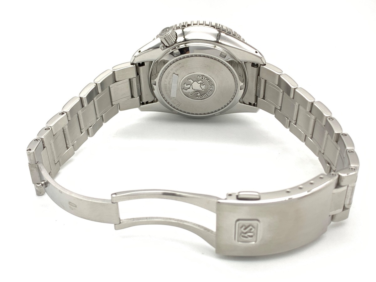 グランドセイコー スプリングドライブ GMT ブラック SBGE277/9R66-0BK0 ステンレススティール