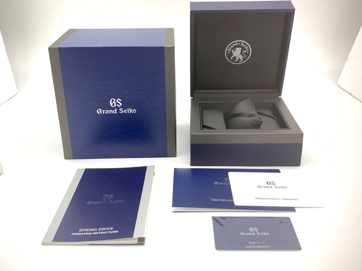 グランドセイコー スプリングドライブ GMT ブラック SBGE277/9R66-0BK0 ステンレススティール