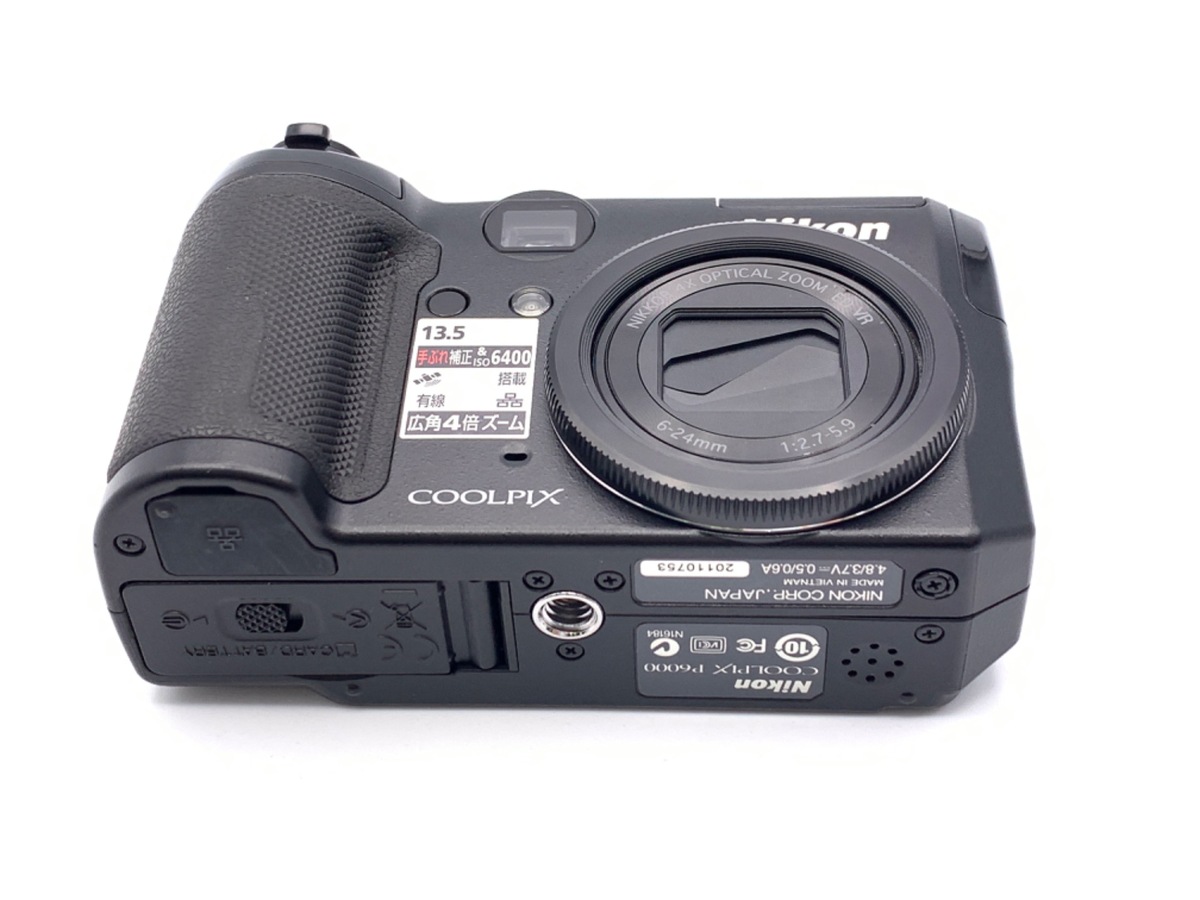 中古：AB(良品)】ニコン COOLPIX P6000 ブラック | 2443310009314