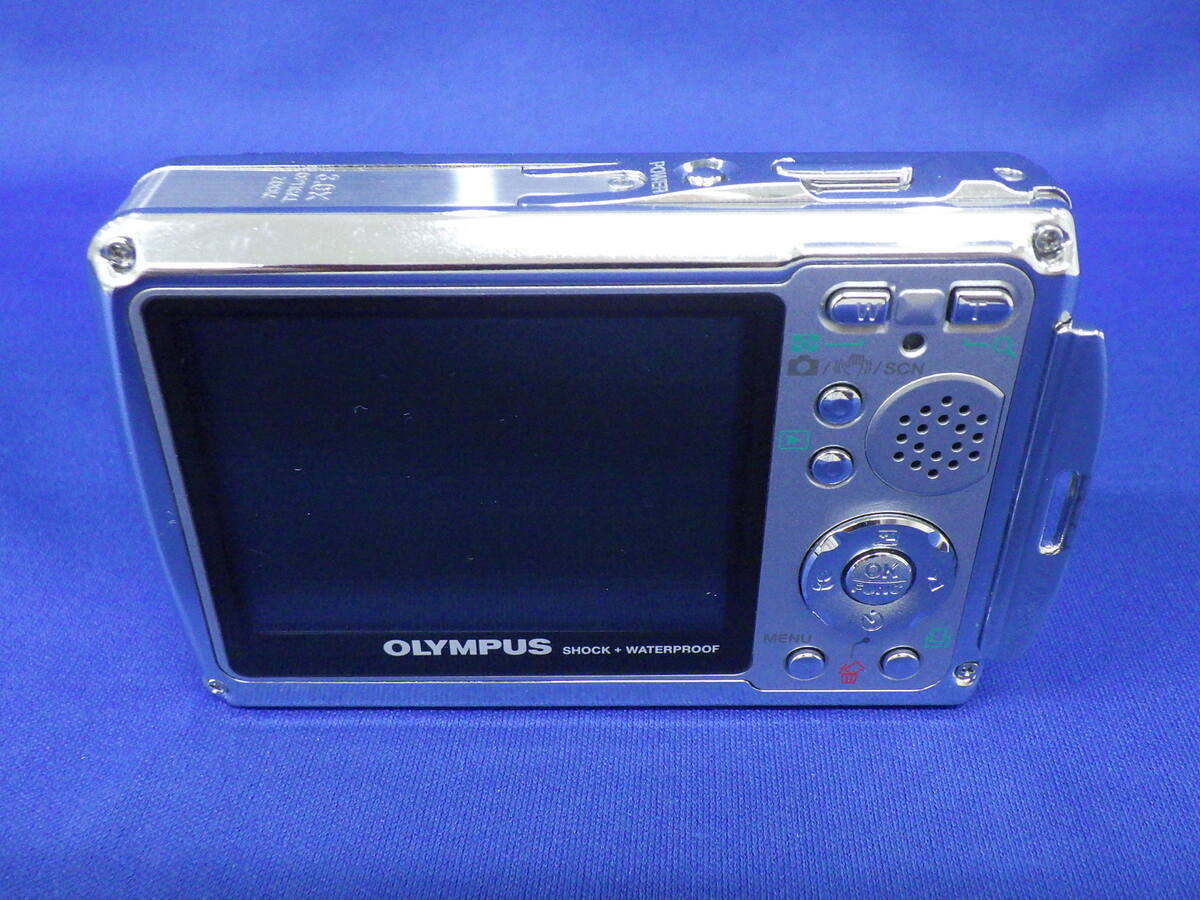 中古：C(やや難あり)】オリンパス μ720SW シャイニーシルバー