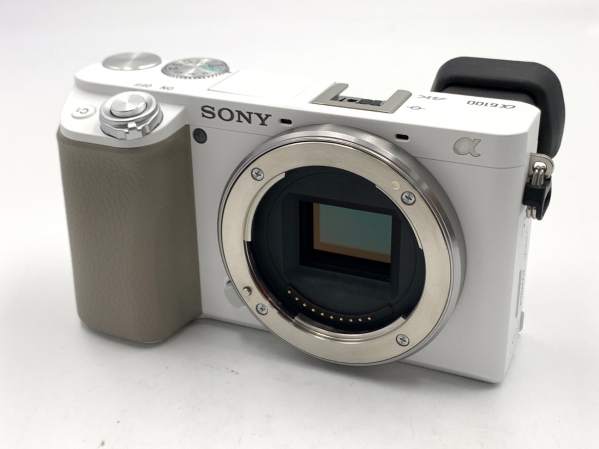 一眼レフカメラ　SONY α6100 ホワイト SONY ソニー ミラーレス一眼カメラ α6100 ボディ ホワイト ILCE