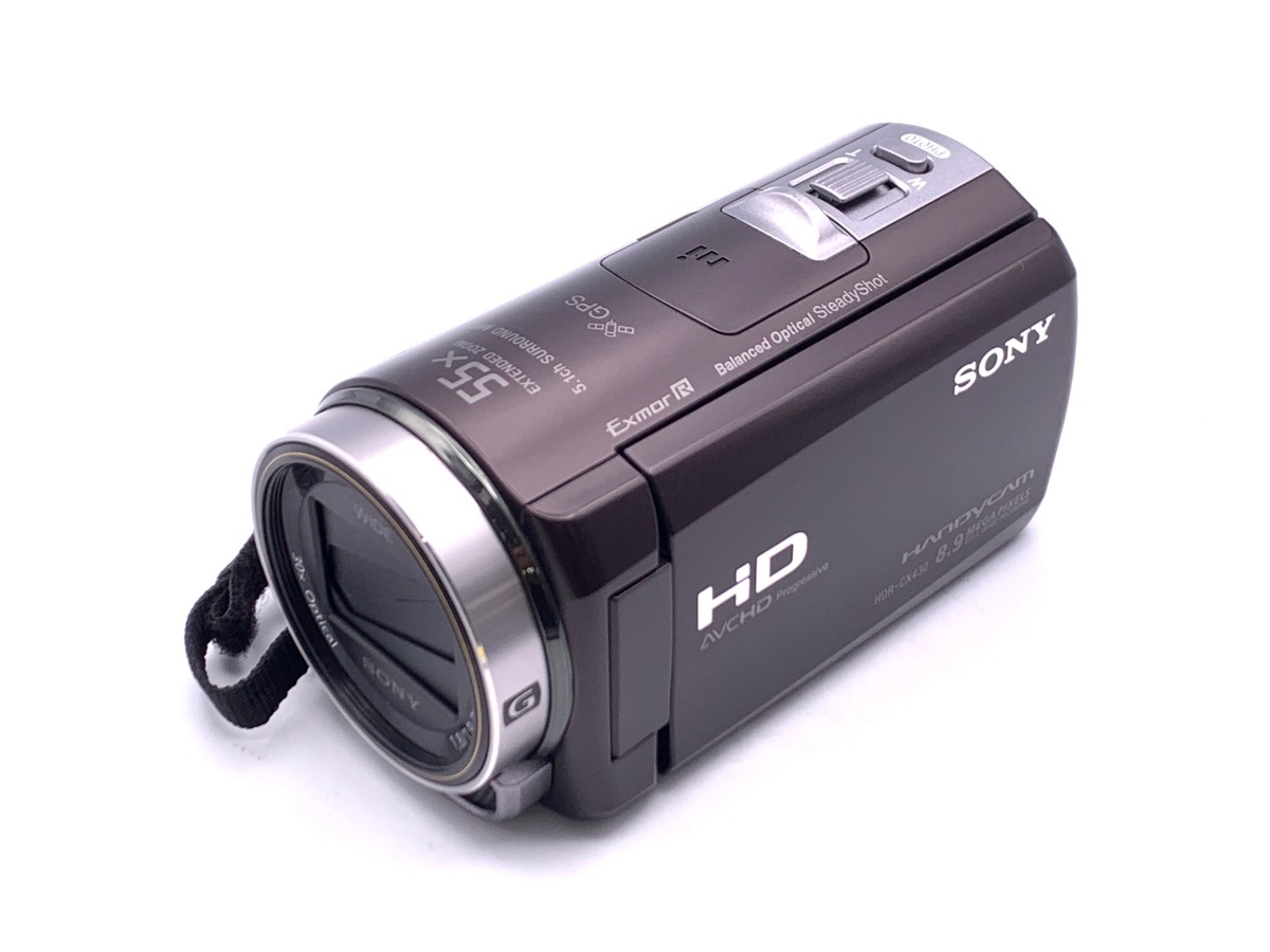 中古：B(並品)】ソニー HDR-CX430V ボルドーブラウン | 2443520004116