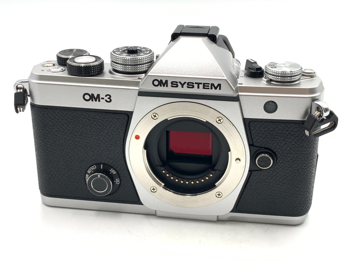 新品同様　OM SYSTEM OM-3 ボディ 新品)OM SYSTEM（オーエムシステム） OM-3 ボディ シルバー